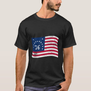 T-shirt Drapeau américain Bennington 76 Â€"Patriotique his