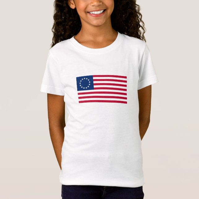 T-Shirt Drapeau américain Betsy Ross (Devant)