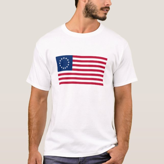 T-shirt Drapeau américain Betsy Ross (Devant)