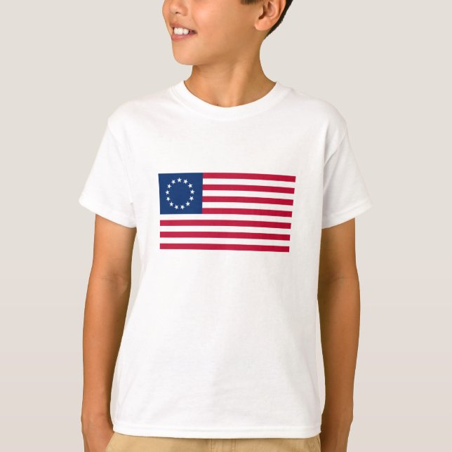 T-shirt Drapeau américain Betsy Ross (Devant)