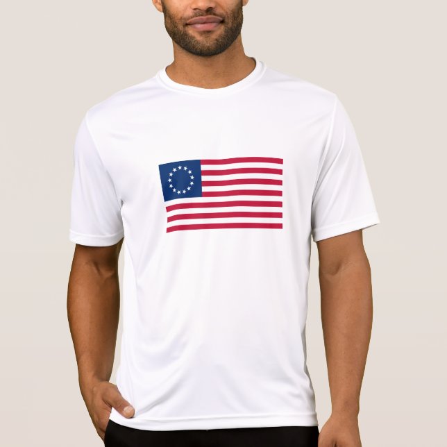 T-shirt Drapeau américain Betsy Ross (Devant)