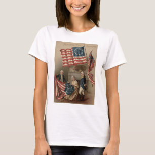 T-shirt Drapeau américain Betsy Ross George Washington