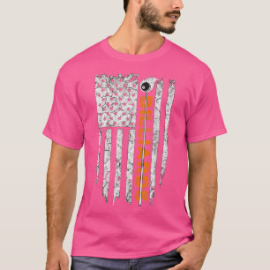 T-shirt Drapeau américain Billiard s