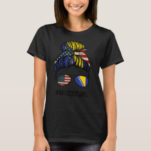 T-shirt Drapeau américain Bosnie-Herzégovine États-Unis Bo