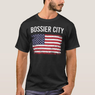 T-shirt Drapeau américain Bossier City