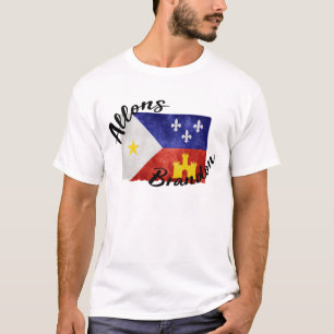 T-shirt Drapeau américain Brandon Louisiana Acadiana