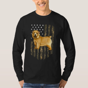 T-shirt Drapeau américain camouflage Norwich Terrier 4 jui