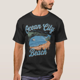 T-shirt Drapeau américain camouflage pêche pêcheur patriot
