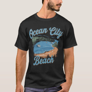 T-shirt Drapeau américain camouflage pêche pêcheur patriot