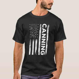 T-shirt Drapeau américain Canning Vêtements Marinage Améri