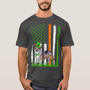 T-shirt Drapeau américain Cardigan Welsh Corgi Amoureux de