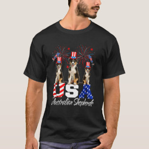 T-shirt Drapeau américain Casquette américain des bergers