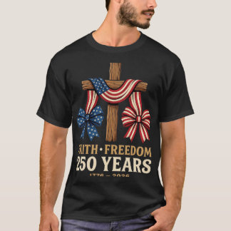 T-shirt Drapeau américain Chemise 250 Ans Usa Femmes 4ème 