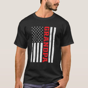 T-shirt Drapeau américain classique déprimé Amérique patri