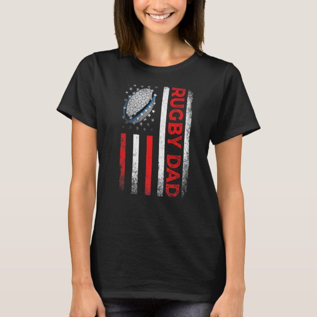 T-shirt Drapeau américain classique Hommes Fat (Devant)
