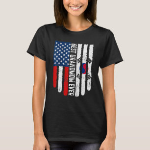 T-shirt Drapeau américain Corée du Sud Drapeau meilleur gr