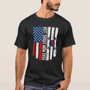 T-shirt Drapeau Américain Corée du Sud Drapeau Meilleur si