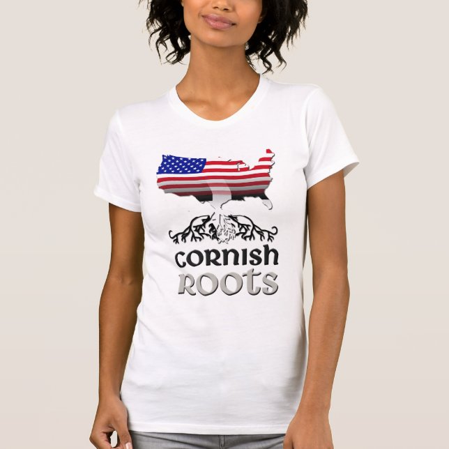 T-shirt Drapeau américain cornouaillais (Devant)