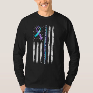 T-shirt Drapeau Américain Crayons Cassés Colorent Encore S