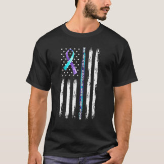 T-shirt Drapeau Américain Crayons Cassés Colorent Encore S