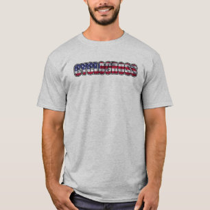T-shirt Drapeau américain Cyclocross