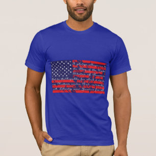 T-shirt Drapeau américain d'allégeance