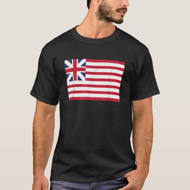 T-shirt Drapeau américain de 1776, drapeau T S (Devant)