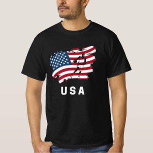 T-shirt Drapeau américain de basket-ball 2021