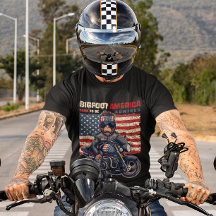 T-shirt Drapeau américain de Bigfoot célébrations du 4 jui