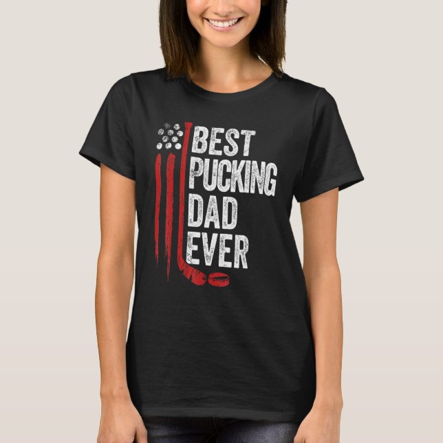 T-shirt Drapeau américain de hockey Fa (Devant)