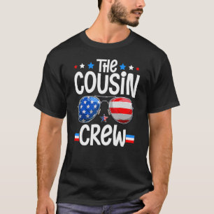 T-shirt Drapeau américain de la famille 4 juillet Ing Cous