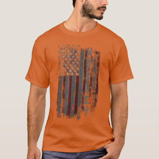 T-shirt Drapeau américain de la famille Holley pour femmes