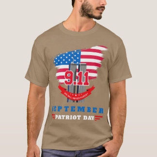 T-shirt Drapeau américain de la Journée Patriot 911
