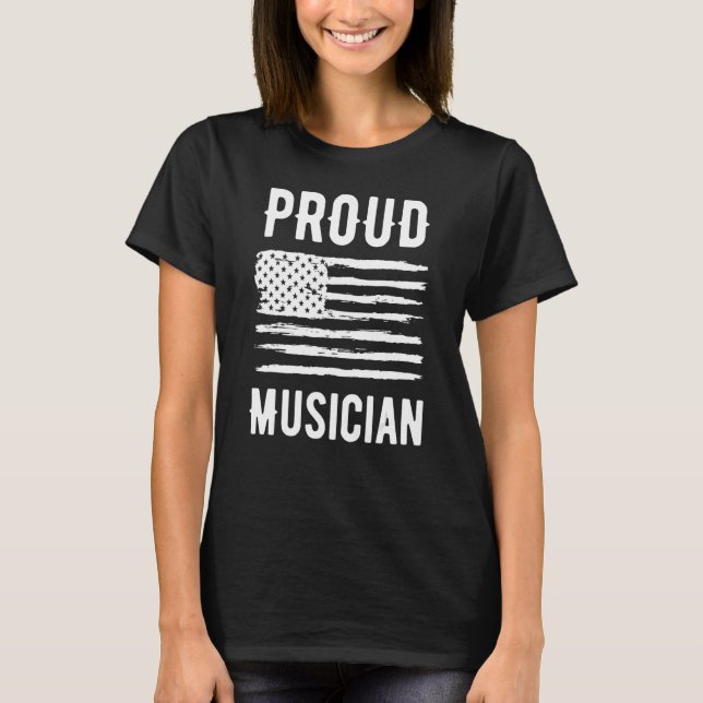 T-shirt Drapeau américain de la profession de thanatopract (Devant)