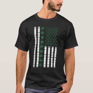 T-shirt Drapeau américain de la Saint-Patrick