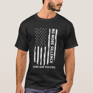 T-shirt Drapeau américain de la violence de tir de fin suf
