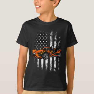 T-shirt Drapeau américain de la voiture de Slingshot Drape