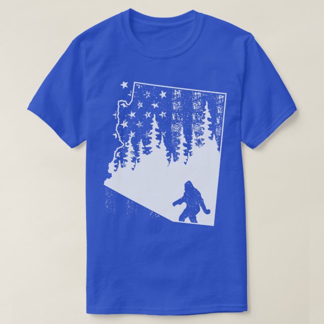 T-shirt Drapeau américain de l'Arizona (Design devant)