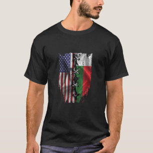 T-shirt Drapeau américain de Madagascar cultivé