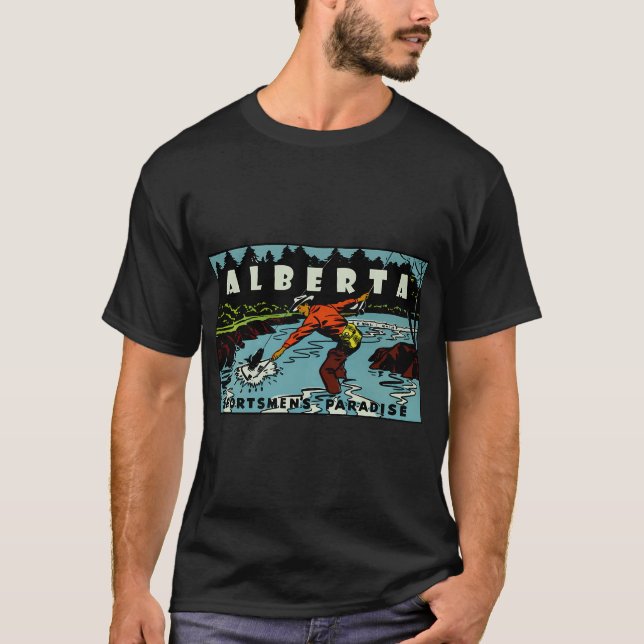 T-shirt Drapeau américain de pêche à la retraite (Devant)