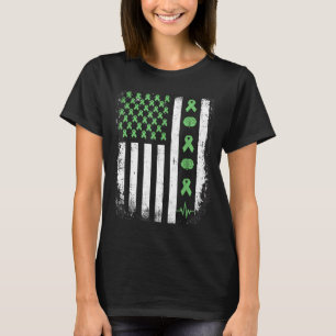 T-shirt Drapeau américain de sensibilisation à la santé me