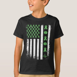 T-shirt Drapeau américain de sensibilisation à la santé me