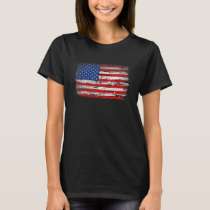 T-shirt Drapeau américain déçu Amérique patriotique US 4e