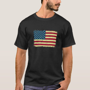 T-shirt Drapeau américain déçu Amérique patriotique US 4e