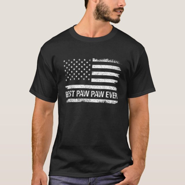 T-shirt Drapeau américain déprimé (Devant)