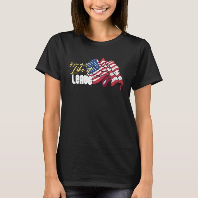 T-shirt Drapeau américain des États-Unis (Devant)