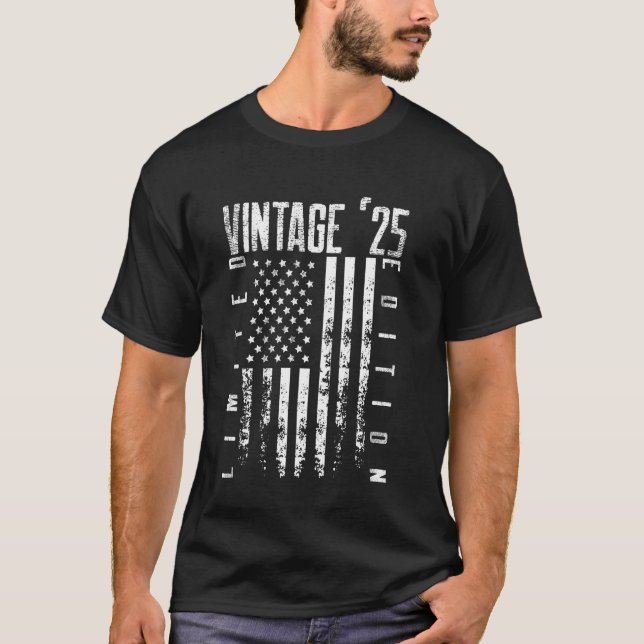 T-shirt Drapeau américain des États-Unis Édition Limitée - (Devant)