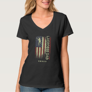 T-shirt Drapeau américain des États-Unis Papa de crosse