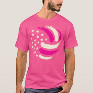 T-shirt Drapeau américain des filles