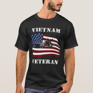 T-shirt Drapeau américain des vétérans du Vietnam A1 Skyra